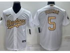 Nike Los Angeles Dodgers #5 Freddie Freeman White 2022 All Star Jerseys