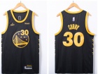 Nike Golden State Warriors #30 Stephen Curry Black FMVP Jersey