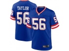 New York Giants #56 Lawrence Taylor Blue New Style Vapor Limited Jersey