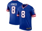 New York Giants #8 Daniel Jones Blue New Style Vapor Limited Jersey