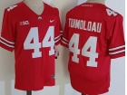 Ohio State Buckeyes #44 J.T. Tuimoloau Red Jersey