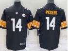 Pittsburgh Steelers #14 George Pickens Black Limited Jersey