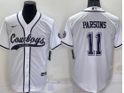 Dallas Cowboys #11 Micah Parsons White Baseball Jersey