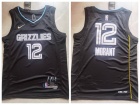 Nike Memphis Grizzlies #12 Ja Morant 75th Black Jersey