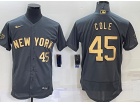 Nike New York Yankees #45 Gerrit Cole Grey 2022 All Star Flexbase Jersey