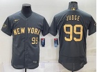 New York Yankees #99 Aaron Judge Grey 2022 All Star Flexbase Jersey