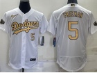 Nike Los Angeles Dodgers #5 Freddie Freeman White 2022 All Star Flexbase Jersey