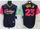 Nike San Diego Padres #23 Fernando Tatis Jr Black City Cool Base Jersey