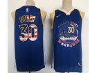 Nike Golden State Warriors #30 Stephen Curry Blue July 4th Jersey