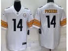 Pittsburgh Steelers #14 George Pickens White Limited Jersey