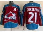 Adidas Colorado Avalanche #21 Peter Forsberg Red Jersey