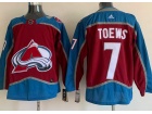 Adidas Colorado Avalanche #7 DevonToews Red Jersey