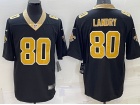 New Orleans Saints #80 Jarvis Landry Black Limited Jersey