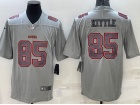 San Francisco 49ers #85 George Kittle Grey Atmosphere Jersey