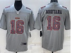 San Francisco 49ers #16 Joe Montana Grey Atmosphere Jersey