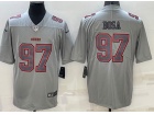 San Francisco 49ers #97 Nick Bosa Grey Atmosphere Jersey