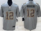 Green Bay Packers #12 Aaron Rodgers Grey Atmosphere Jersey