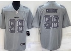 Oakland Raiders #98 Maxx Crosby Grey Atmosphere Jersey