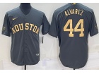 Nike Houston Astros #44 Yordan Alvarez Grey 2022 All Star Cool Base Jersey