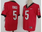 Georgia Bulldogs  #5 Kelee Ringo Red Limited Jersey