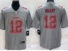 Tampa Bay Buccaneers #12 Tom Brady Grey Atmosphere Jersey