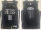 Jordan Brooklyn Nets #11 Kyrie Irving Black 22-23 Jersey