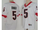 Georgia Bulldogs #5 Kelee Ringo White Limited Jersey