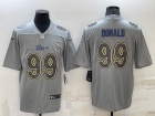 Los Angeles Rams #99 Aaron Donald Grey Atmosphere Jersey