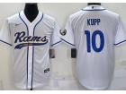 Los Angeles Rams #10 Cooper Kupp White Baseball Jersey