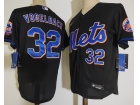 Nike New York Mets #32 Daniel Vogelbach Black Flexbase Jersey