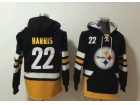 Pittsburgh Steelers #22 Najee Harris Black Hoodies