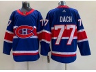 Adidas Montreal Canadiens #77 Kirby Dach Blue Retro Jersey