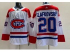 Adidas Montreal Canadiens #20 Juraj Slafkovsky White Hockey Jersey