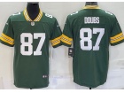 Green Bay Packers #87 Romeo Doubs Green Vapor Limited Jersey