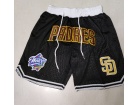 San Diego Padres Black Just Don Shorts