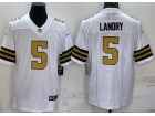 New Orleans Saints #5 Jarvis Landry White Color Rush Limited Jersey