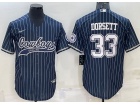 Dallas Cowboys #33 Tony Dorsett Blue Pinstrip Cool Base Jersey