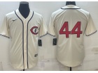 Nike Chicago Cubs #44 Anthony Rizzo Cream of Field Jersey