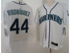 Nike Seattle Mariners #44 Julio Rodriguez White Flexbase Jersey