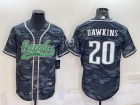 Philadelphia Eagles #20 Brian Dawkins Camo Baseball Jersey