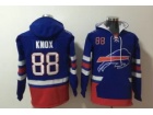 Buffalo Bills #88 Dawson Knox Blue Hoodies