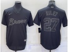 Nike Atlanta Braves #27 Austin Riley Black Turn Back Jersey