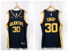 Nike Golden State Warriors #30 Stephen Curry Navy Blue 22-23 Season Jersey