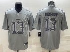 Las Vegas Raiders #28 Josh Jacobs Grey Atmosphere Jersey