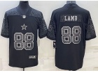 Dallas Cowboys #88 CeeDee Lamb Black RFLCTV Limited Jersey