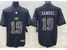 San Francisco 49ers #19 Deebo Samuel Black RFLCTV Limited Jersey