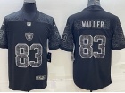 Las Vegas Raiders #83 Darren Waller Black RFLCTV Limited Jersey