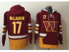 Washington Commanders #17 Terry McLaurin Red Hoodies