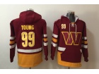 Washington Commanders #99 Chase Young Red Hoodies