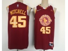 Nike Cleveland Cavaliers #45 Donovan Mitchell Red 2022 City Jersey